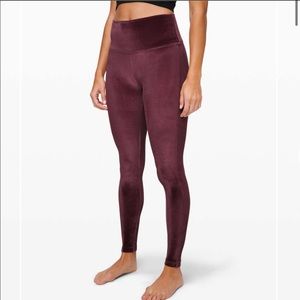 LULULEMON: Velvet Wunder Lounge Leggings